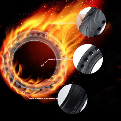 Roue pleine alvéolaire intégrée 5 trous pour Xiaomi Mijia M365 de 8,5 pouces pour accessoires de trottinette électrique, pneu pleine alvéolaire