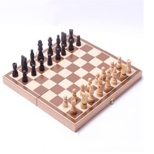 Jeu d'échecs pliant en bois, Jeu d'échecs en bois