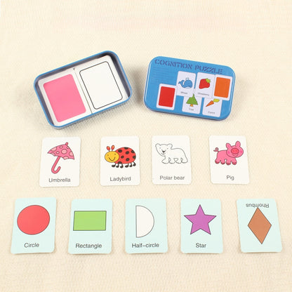 Graph Match Game Early Educational Montessori Toys Puzzle Card Cartoon Vehicle Animal Fruit Pair Matching Game, TBD048401201A, TBD048401201B, TBD048401201C, TBD048401201D, TBD048401201E, TBD048401201F, TBD048401201G, TBD048401201H