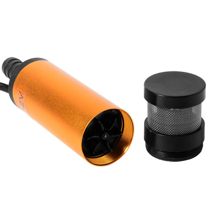 Pompe submersible électrique de voiture 12V pour carburant diesel, transfert d'eau et d'huile avec interrupteur marche/arrêt, version avec filtre intégré 12V 38mm