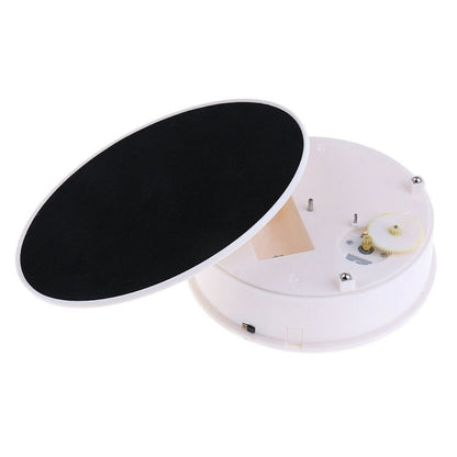 20cm 360 Degree Electric Rotating Turntable Display Stand for Photography Max Load 1.5kg video shooting props Turntable, 20cm/Powered by Battery(W+B), 20cm/Powered by Battery(B), 20cm/Powered by Battery(W)