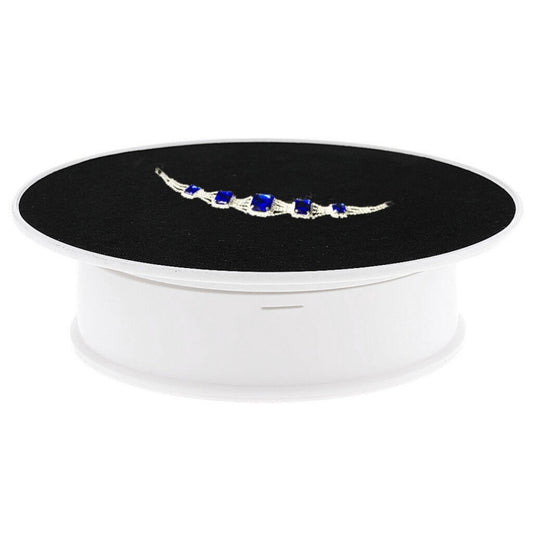 30cm 360 Degree Electric Rotating Turntable Display Stand Video Shooting Props Turntable for Photography, Load 4kg, US Plug(White + Black), 30cm (W+B), 30cm (B)