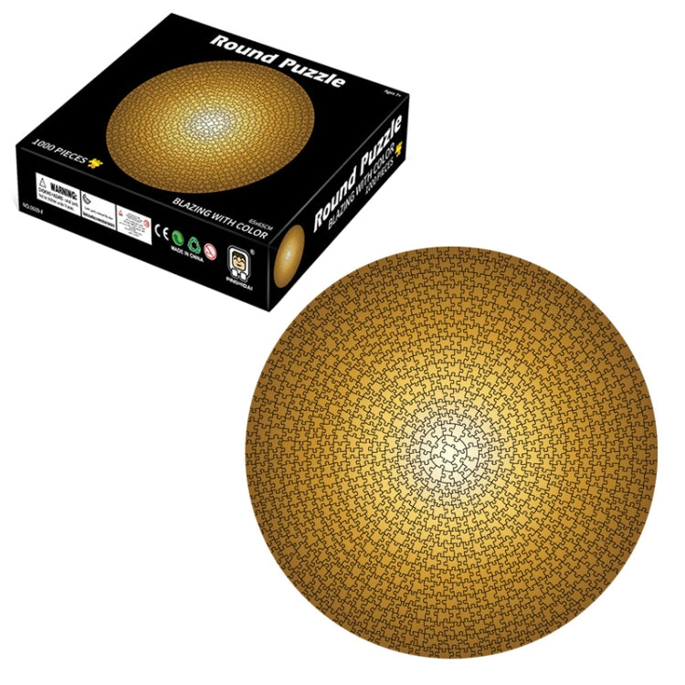 Puzzle 3D Rond Avion Dessin Animé Jouet de Casse-tête 1000 Pièces