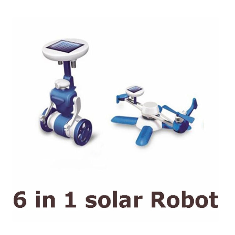 3PCS DIY Solar Puzzle Toys 6 in 1 Educational Solar Power Kits Novelty Solar Robots for Kids, 6 in 1 Educational Solar Power Kits