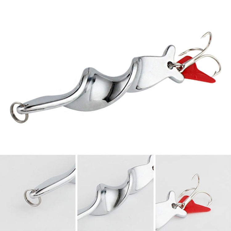 Rotating Metal Spinner Fishing Lure Hard Baits Fish Hook Tackle, 10g, 14g, 21g, 28g