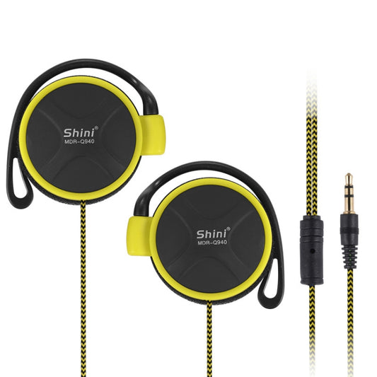 Écouteurs contour d'oreille Shini Q940 3,5 mm Super Bass pour lecteur MP3, ordinateur, mobile