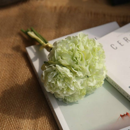 5 Heads Fake Flowers Artificial Flowers Peony Bouquet for Wedding and Home Decoration