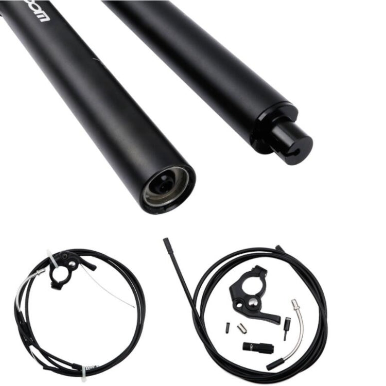 Tige de selle relevable hydraulique commandée par câble ZOOM pour VTT, acheminement interne 30,9 mm 400 mm, acheminement interne 31,6 mm 400 mm