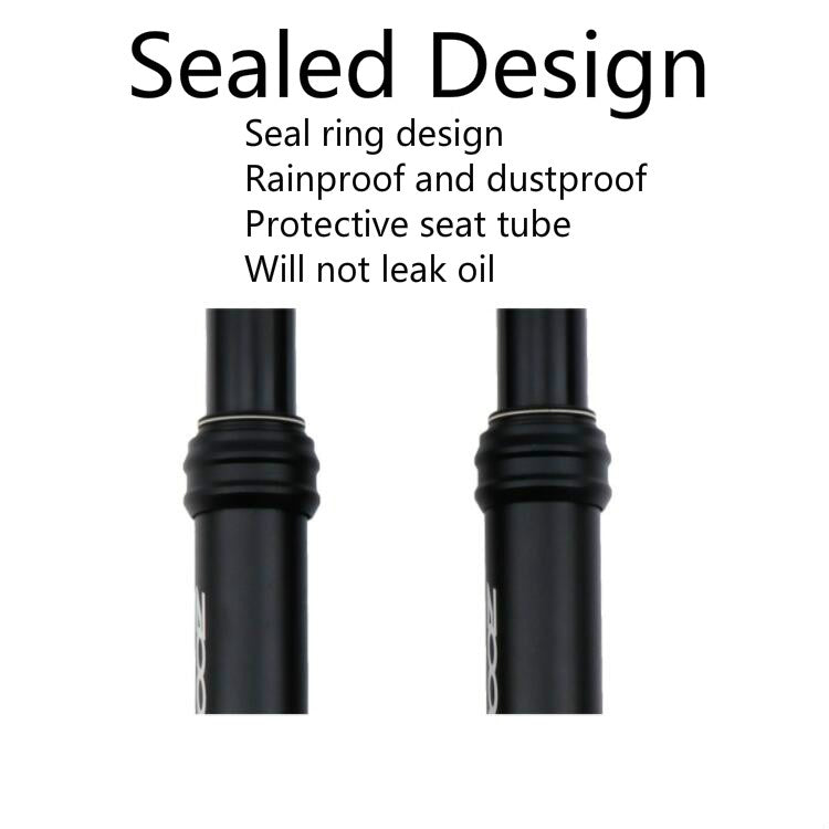 Tige de selle relevable hydraulique commandée par câble ZOOM pour VTT, acheminement interne 30,9 mm 400 mm, acheminement interne 31,6 mm 400 mm