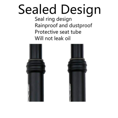 Tige de selle relevable hydraulique commandée par câble ZOOM pour VTT, acheminement interne 30,9 mm 400 mm, acheminement interne 31,6 mm 400 mm