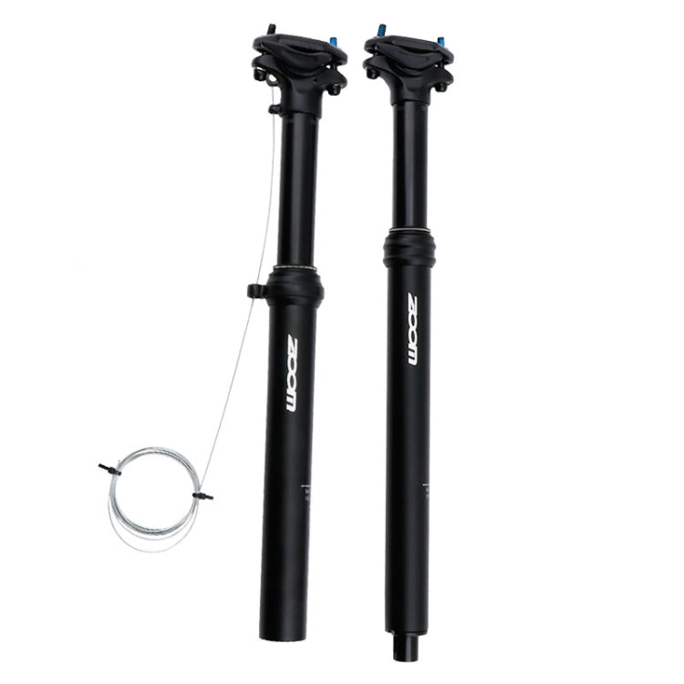 Tige de selle relevable hydraulique commandée par câble ZOOM pour VTT, acheminement interne 30,9 mm 400 mm, acheminement interne 31,6 mm 400 mm