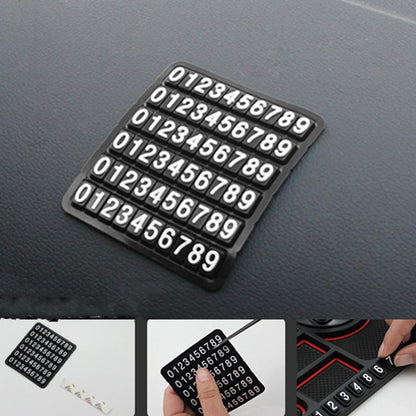 Car Interior Car Multifunctional Instrument Panel Storage Pad Car Phone Bracket Anti-slip Pad With Stop, Rotating Red Circle, Rotating Blue Circle, Rotating Black Circle