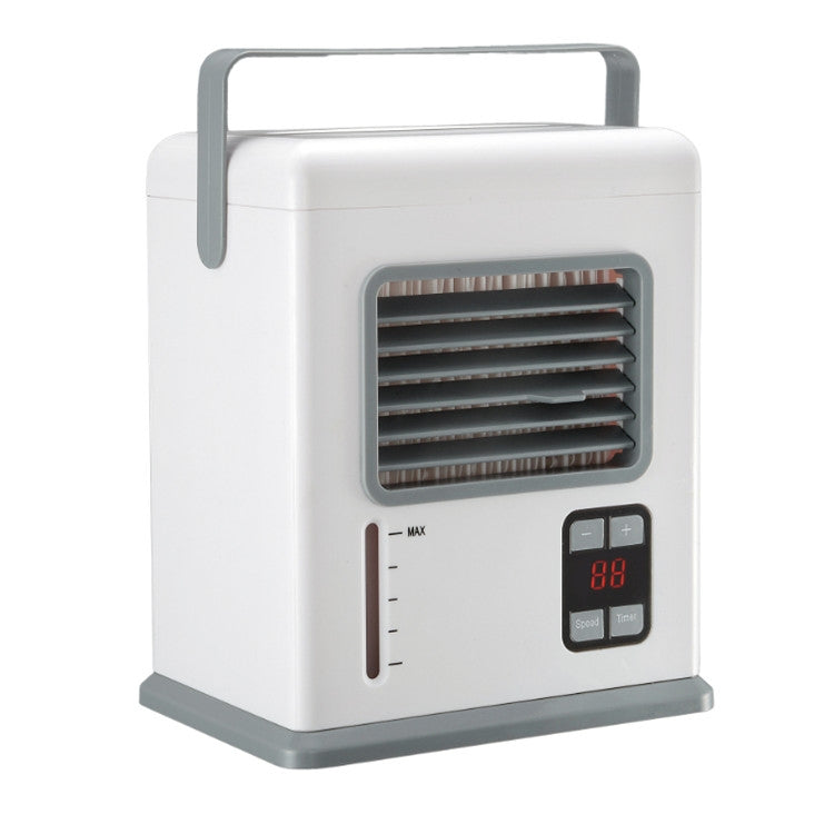 Refroidisseur d'air de bureau, batterie et prise double usage, climatisation, affichage numérique intelligent, mini refroidisseur d'air