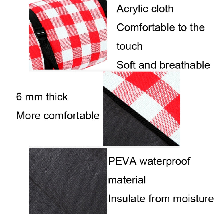 FP1409 6mm Thickened Moisture-Proof Beach Mat Outdoor Camping Tent Mat Without Storage Bag, 150x200cm, 200x200cm, 200x300cm