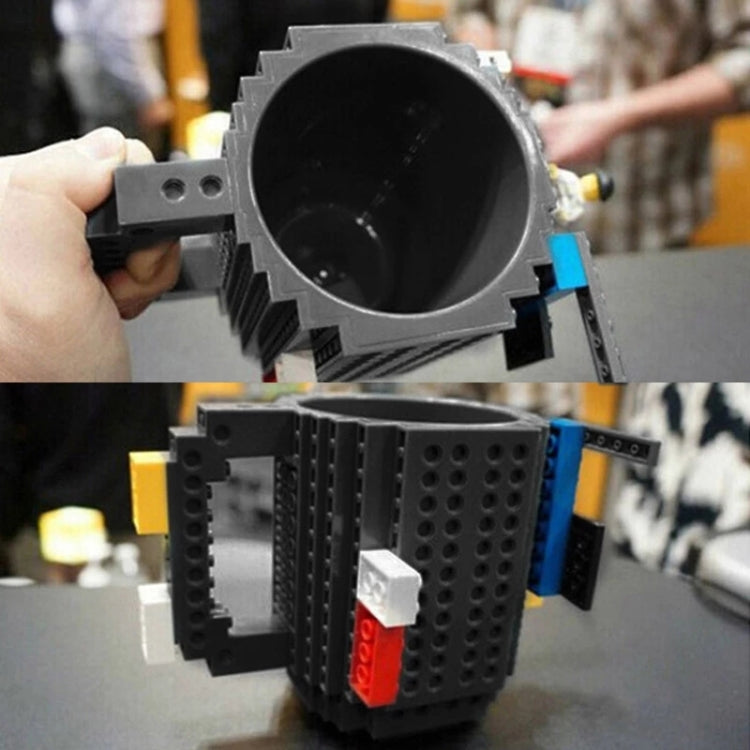 Building Blocks Design Creative Milk Mug Coffee Cup Build-on Brick Drinking Water Holder
