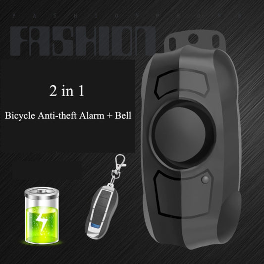 Antivol de vélo, antivol, chargement USB, télécommande sans fil, capteur de détecteur d'alarme de vibration