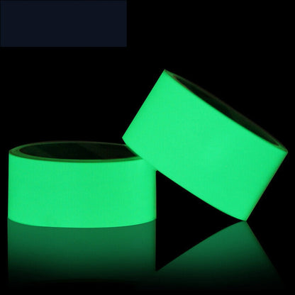Reflective Glow Tape Self-adhesive Sticker Removable Luminous Tape Fluorescent Glowing Dark Striking Warning Tape, 2cm  x 3m