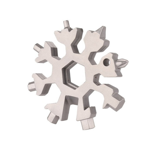 18-in-1 Multi-tool Portable Outdoor Octagonal Snowflake EDC Tool Wrench Mini Screwdriver, 18 in 1 (White), 18 in 1 (Colorful)