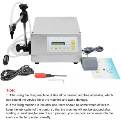 Mini Portable Electric Digital Control Pump Liquid Filling Machine LCD Display Milk Bottles Filler