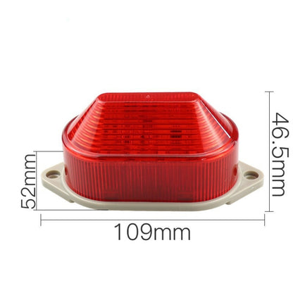 Led Mini Strobe Signal Warning Light Silent Warning Light, DC12V, DC24V, AC220V