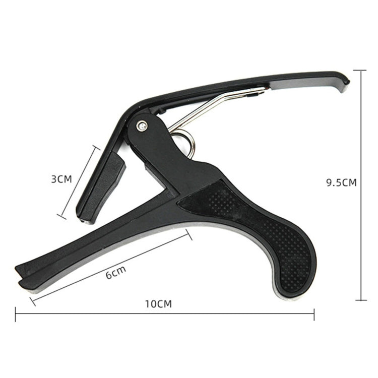 Capodastre de guitare en plastique pour guitare acoustique classique électrique à 6 cordes, pince d'accordage accessoires d'instruments de musique, capodastre de guitare en plastique