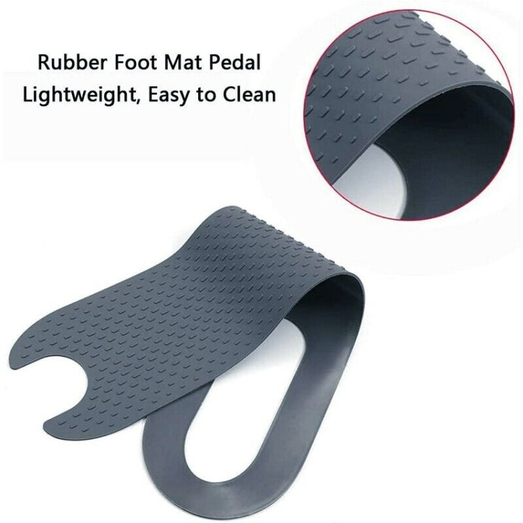 Pour Xiaomi Mijia M365 8,5 pouces Scooter électrique Repose-pieds en silicone antidérapant, Patin en silicone