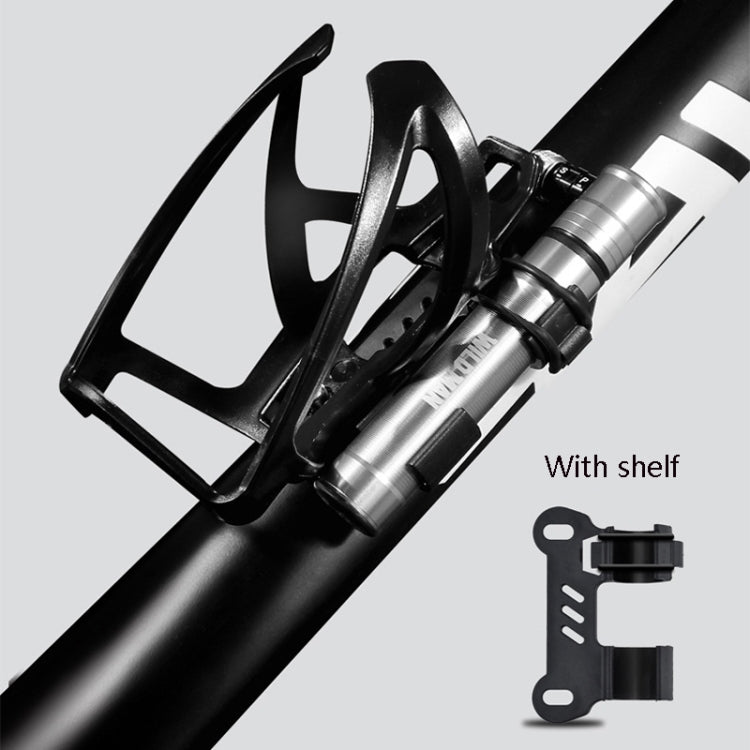 WILD MAN Mountain Road Bike Portable Bicycle Pump Us And French Mouth Universal Pump Mini Basketball Football Pump, GK8 (Red), GK8 (Silver)