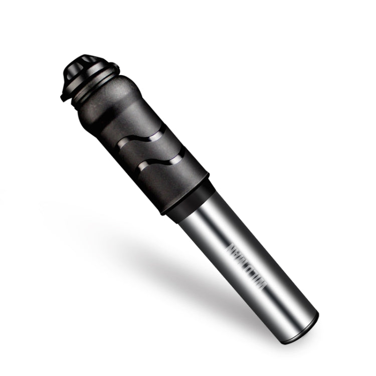WILD MAN High Pressure Mountain Road Bike Portable Bicycle Pump Us And French Mouth Universal Mini Basketball Pump, GK1 (Bright Black), GK1 (Bright Silver)