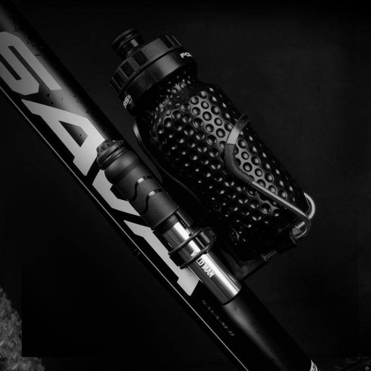 WILD MAN High Pressure Mountain Road Bike Portable Bicycle Pump Us And French Mouth Universal Mini Basketball Pump, GK1 (Bright Black), GK1 (Bright Silver)