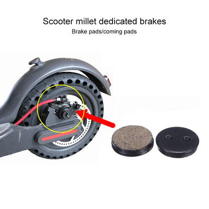 3 PCS pour plaquettes de frein à disque en métal pour trottinette Xiaomi Mijia M365, plaquettes de frein à disque