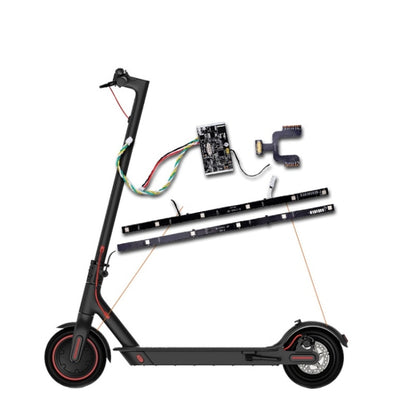 3 en 1 Pour Xiaomi Mijia M365 Carte mère de contrôle de batterie de trottinette + Carte souple + Ensemble de bandes latérales, Carte de contrôle de batterie