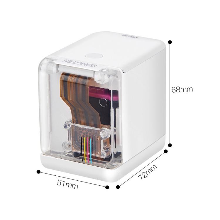 Mbrush Handheld Printer Custom Content Portable Full Color Inkjet Printer with Ink Cartridges