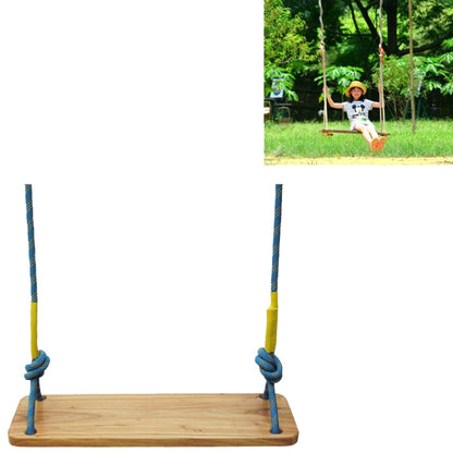 Balançoir extérieur Balcon intérieur Enfants Adultes Balançoire en bois massif, corde de chanvre, corde d'escalade