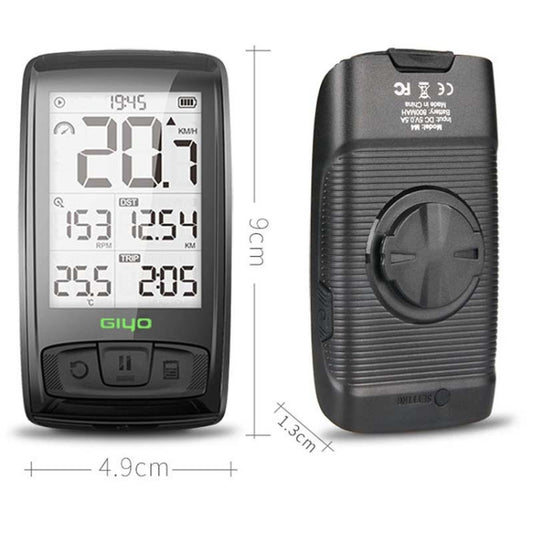 GIYO M4 Bicycle Computer Bluetooth Wireless Road Bike Speedometer Odometer, GIYO M4