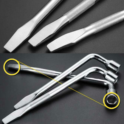 Clé en croix pour démonter les pneus de voiture, clé à douille, 17 mm, 19 mm, 21 mm, 22 mm, 23 mm, 24 mm