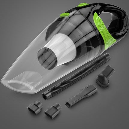 Aspirateur de voiture sans fil, mini aspirateur à main, super aspiration, utilisation double, humide et sec, portable, transparent+vert, noir+vert, rose+blanc