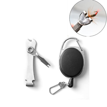 Outdoor Fishing Supplies Fishing Clamp Fishing Line Scissors Telescopic Keychain, 2 in 1 With Keychain, 3 in 1 With Keychain, 3 in 1  Fishing Line Knife