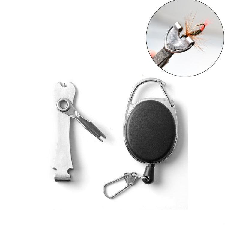 Outdoor Angelzubehör Angelklemme Angelschnurschere Teleskop-Schlüsselanhänger, 2-in-1 mit Schlüsselanhänger, 3-in-1 Angelschnurmesser, 3-in-1 mit Schlüsselanhänger