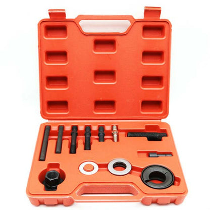 12 en 1 Pour Buick / Ford Volant d'assistance électrique Extracteur de poulie Roue motrice Sens de travail Pompe de direction assistée Outil de démontage, 12 en 1