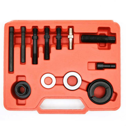 12 en 1 Pour Buick / Ford Volant d'assistance électrique Extracteur de poulie Roue motrice Sens de travail Pompe de direction assistée Outil de démontage, 12 en 1