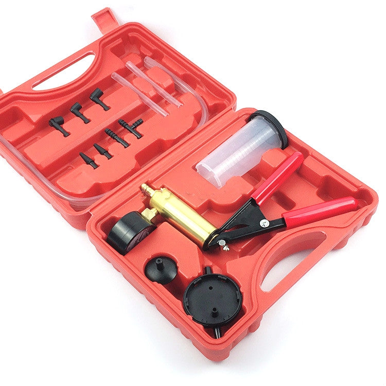 Manual Vacuum Pump Automobile Detector Repair Tool Automobile Brake Fluid Replacement Tool, Manual Vacuum Pump