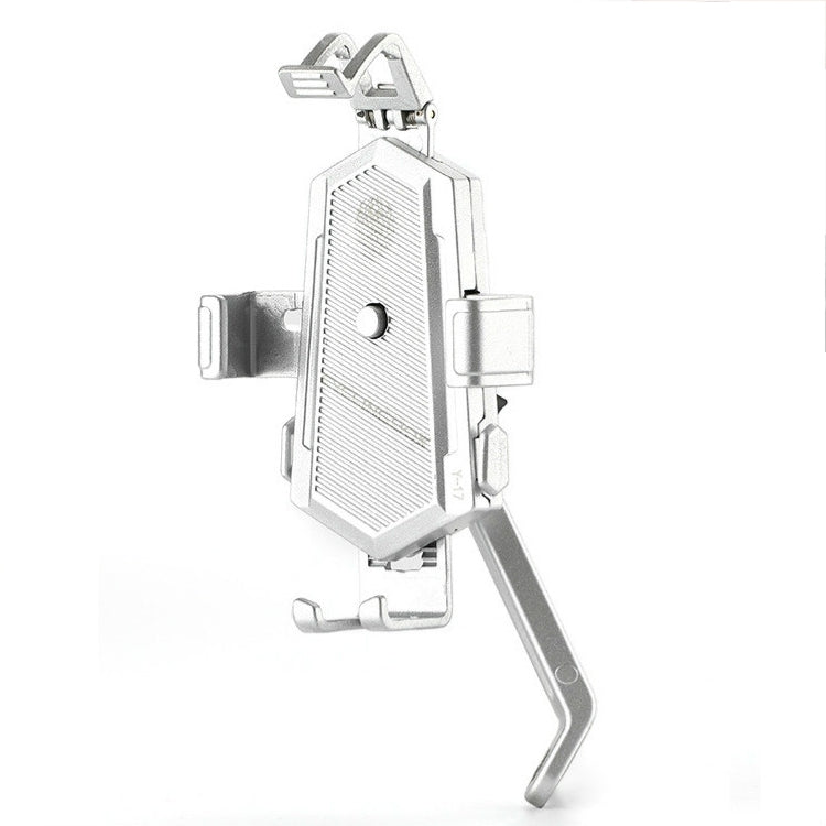 Fahrrad Handyhalterung Drehbar Und Einstellbar Feste Aluminiumlegierungshalterung Automatischer Greiferhalter, Lenkerinstallation, Rückspiegelinstallation