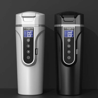 450ml Car Heating Water Bottle Thermos Mug Car Truck Universal Boiling Water Cup, Car Models