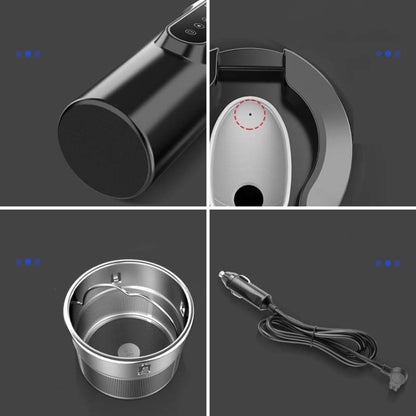 450ml Car Heating Water Bottle Thermos Mug Car Truck Universal Boiling Water Cup, Car Models