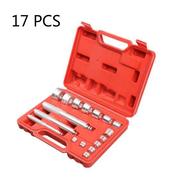 17 In 1 Small Aluminum Alloy Bearing Disassembly Tool Bearing Installation Extractor, 17 In 1(Red), 17 In 1(Blue)