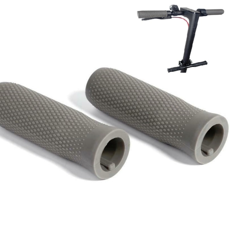 Une paire de poignées de voiture en silicone antidérapantes de remplacement pour trottinette électrique Xiaomi, taille unique