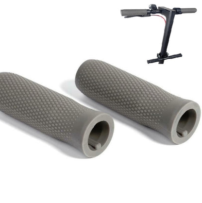 Une paire de poignées de voiture en silicone antidérapantes de remplacement pour trottinette électrique Xiaomi, taille unique