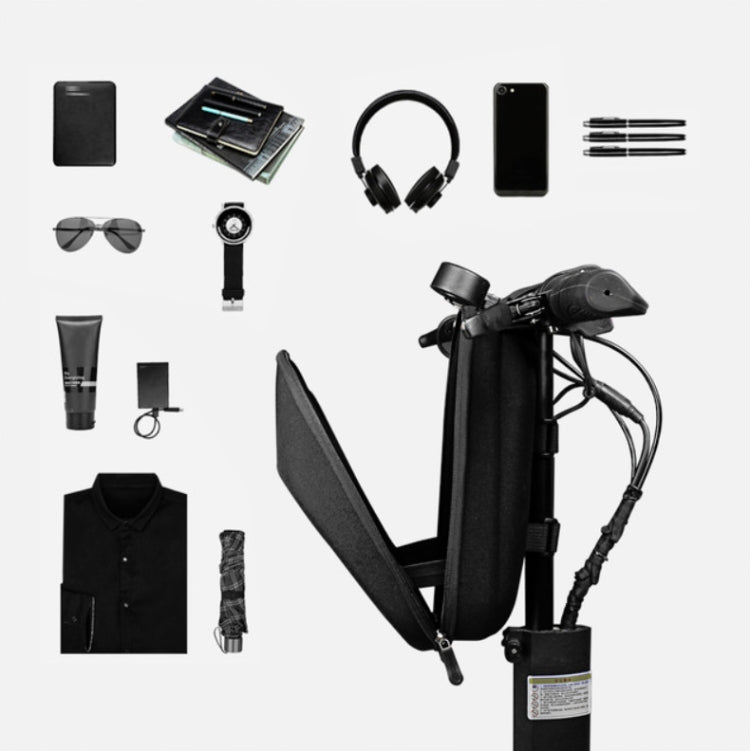 Pour trottinette électrique Xiaomi n° 9, sacoche avant en cuir PU imperméable avec coque rigide en EVA pour voiture électrique pliante, 30 x 16,5 x 14,5 cm