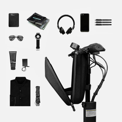 Pour trottinette électrique Xiaomi n° 9, sacoche avant en cuir PU imperméable avec coque rigide en EVA pour voiture électrique pliante, 30 x 16,5 x 14,5 cm