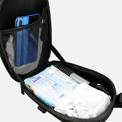 Pour trottinette électrique Xiaomi n° 9, sacoche avant en cuir PU imperméable avec coque rigide en EVA pour voiture électrique pliante, 30 x 16,5 x 14,5 cm